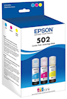 INK BOTTLES, STANDARD YIELD, EPSON T502, CYAN/MAGENTA/YELLOW, 3/CT THUMBNAIL